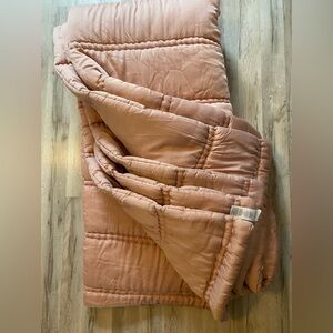 West Elm Blush Comforter and Sham set
